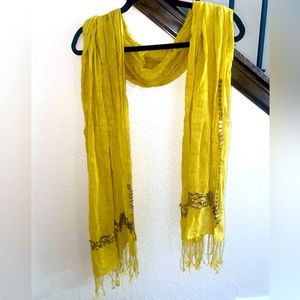 Unique jeweled scarf/wrap